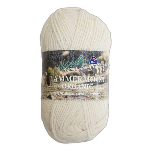 Naturally Lammermoor Organic DK Yarn 8ply#Colour_NATURAL (80)