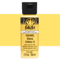 FolkArt Glass Acrylic Enamel Paints 59ml#Colour_LEMON CUSTARD