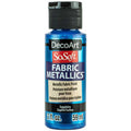 Decoart Sosoft Fabric Paints 59ml#Colour_METALLIC SAPPHIRE