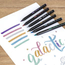 Milan Markers Brush Tip Metallic Pack of 6