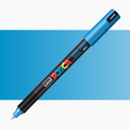 Uni Posca Markers PC-1MR 0.7mm Ultra-fine Pin Tip#Colour_METALLIC BLUE
