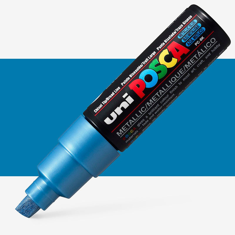 Uni Posca Markers 8.0mm Bold Chisel Tip PC-8K