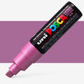 Uni Posca Markers 8.0mm Bold Chisel Tip PC-8K#Colour_METALLIC PINK