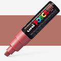 Uni Posca Markers 8.0mm Bold Chisel Tip PC-8K#Colour_METALLIC RED