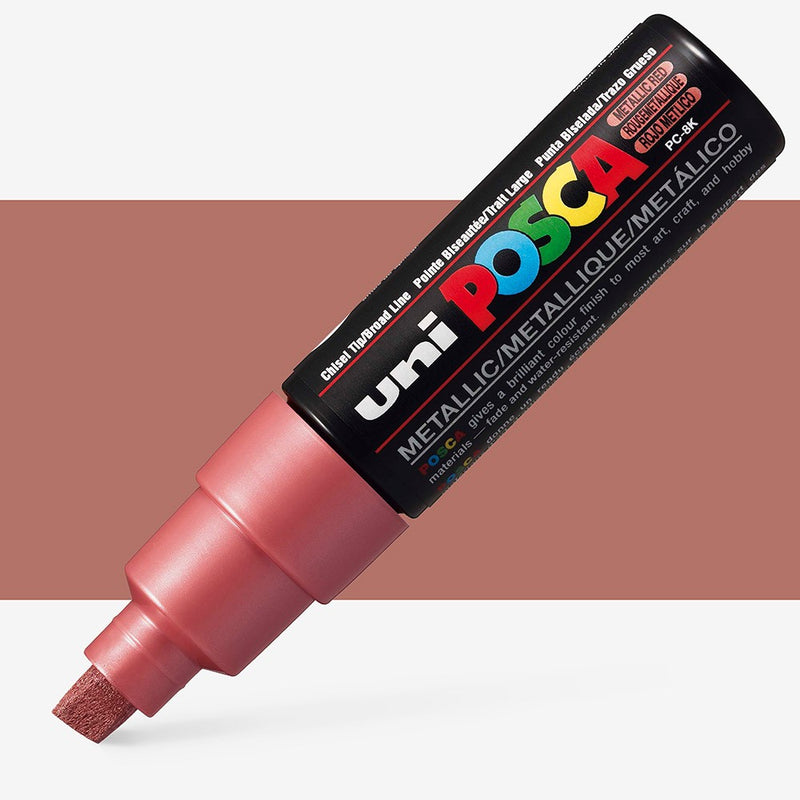 Uni Posca Markers 8.0mm Bold Chisel Tip PC-8K