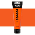 Reeves Intro Acrylic Paint 100ml#Colour_ORANGE