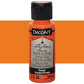 Decoart Stylin Multi Surface Fashion Acrylic Craft Paint 2oz#Colour_ORANGE