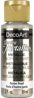 Decoart Dazzling Metallics Paint 2oz 59ml#Colour_OYSTER PEARL