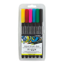 Lyra Aqua Dual Brush Markers Primary Tones Set of 6