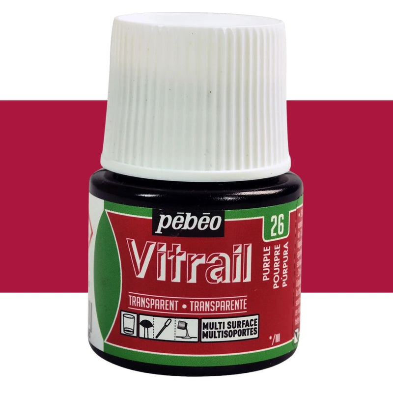 Pebeo Vitrail Transparent Paints 45ml