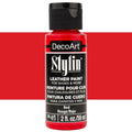 Decoart Stylin Multi Surface Fashion Acrylic Craft Paint 2oz#Colour_RED