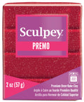 Sculpey Premo Polymer Clay 57g#Colour_RED GLITTER