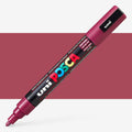 Uni Posca Markers PC-5M Medium 1.8-2.5mm Bullet Tip#Colour_RED WINE