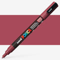 Uni Posca Markers PC-3M Fine 0.9-1.3mm Bullet Tip#Colour_RED WINE