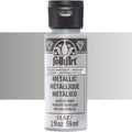 Folk Art Acrylic Metallic Craft Paint 2oz/59ml#Colour_SILVER ANNIVERSARY