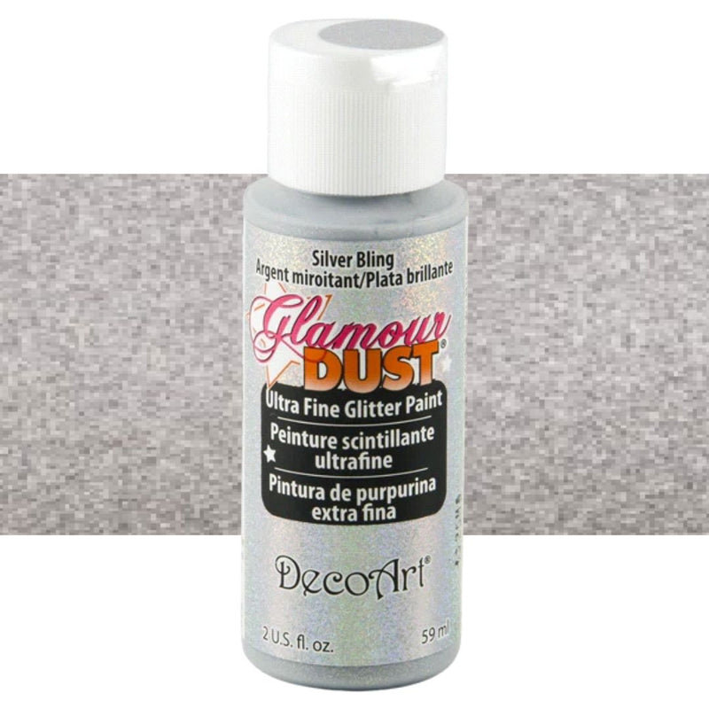 Decoart Glamour Dust Glitter Craft Paint 2oz 59ml