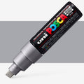 Uni Posca Markers 8.0mm Bold Chisel Tip PC-8K#Colour_SILVER