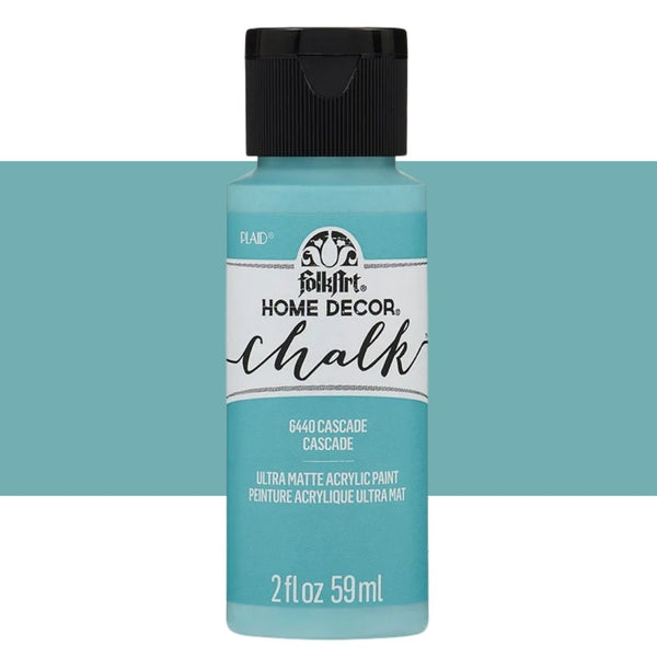 Folk Art Home Decor Chalk Acrylic Paint 2oz/59ml#Colour_CASCADE