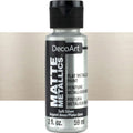 Decoart Matte Metallic Paints 59ml#Colour_SOFT SILVER