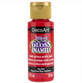 Decoart Americana Gloss Enamel Paints 2oz#Colour_TRUE RED