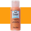 FolkArt Glass Acrylic Enamel Paints 59ml#Colour_VIBRANT ORANGE
