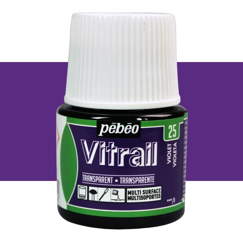 Pebeo Vitrail Transparent Paints 45ml