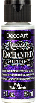 Decoart Americana Enchanted Shimmer Topcoat Paints 59ml#Colour_VIOLET