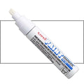 Uni 4.0-8.5mm Chisel Tip Paint Markers#Colour_WHITE
