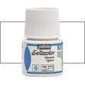 Pebeo Setacolor Opaque Fabric Paints 45ml#Colour_WHITE