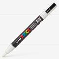 Uni Posca Markers PC-3M Fine 0.9-1.3mm Bullet Tip#Colour_WHITE