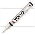 Marabu YONO Acrylic Markers 1.5-3MM Bullet Tip#Colour_WHITE