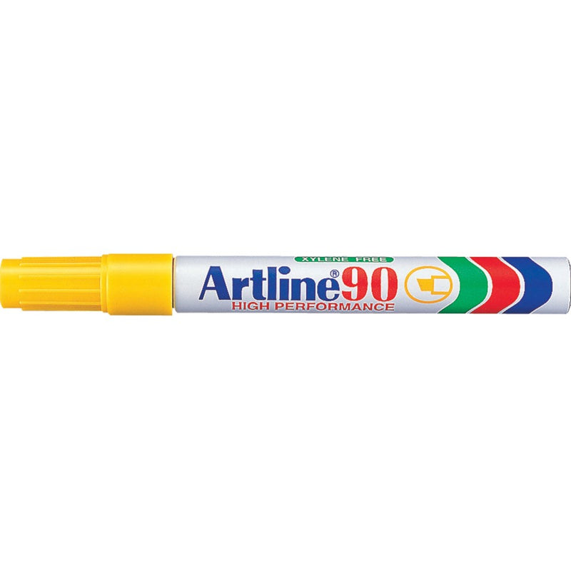 artline 90 permanent marker 5mm chisel nib box of 12