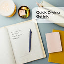 Uni-Ball Zento Ultra Liquid Ink 0.7mm Retractable Gel Pens