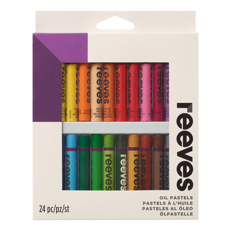 Reeves Large Oil Art Pastels Set Of 24