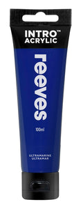 Reeves Intro Acrylic Paint 100ml#Colour_ULTRAMARINE BLUE