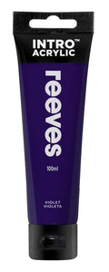 Reeves Intro Acrylic Paint 100ml#Colour_VIOLET