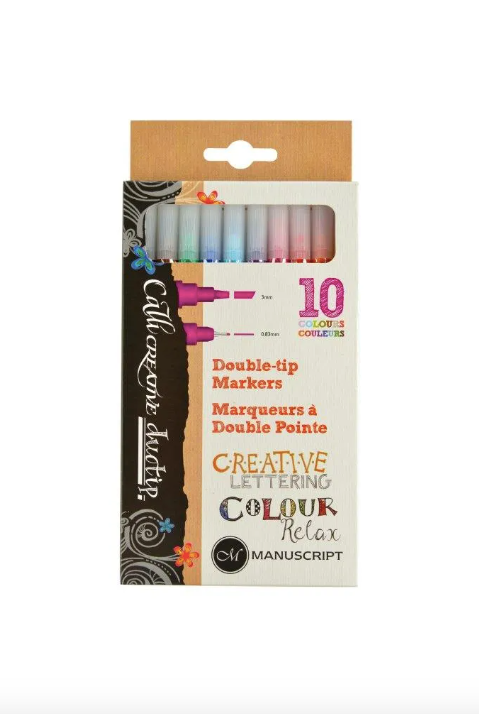 Manuscript Callicreative Duotip Markers Pack Of 10