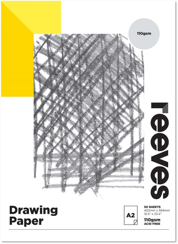 Reeves Drawing Paper Pad Nz 110gsm 50 Sheets#size_A2