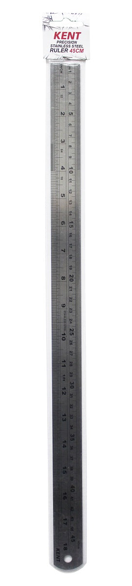 kent steel ruler imperial and metric