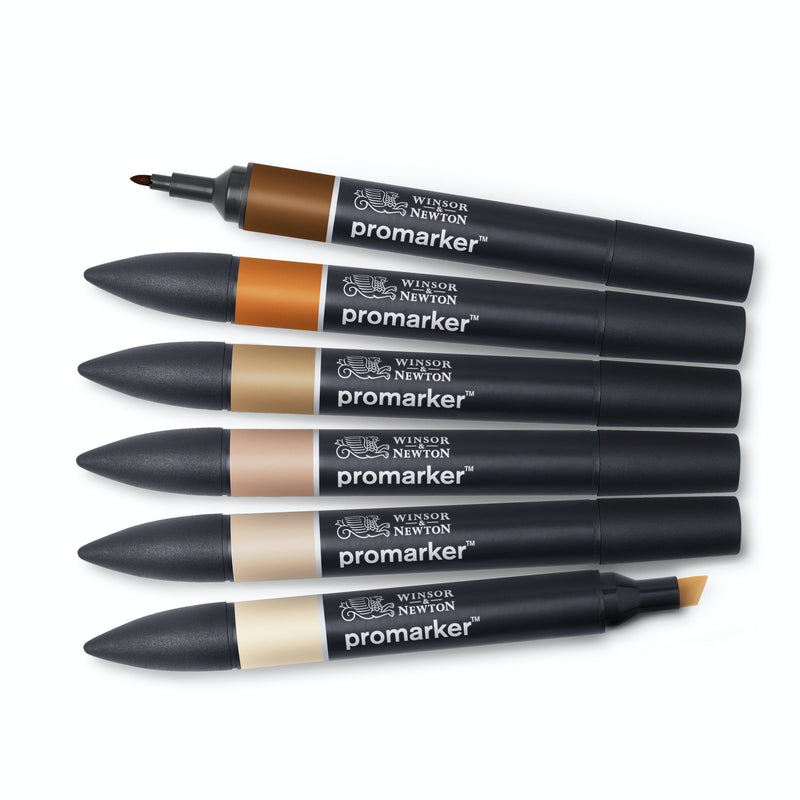 Winsor & Newton Promarker Skin Tones Set