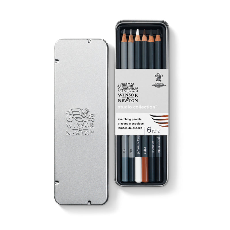 Winsor & Newton Studio Sketching Pencil Tin