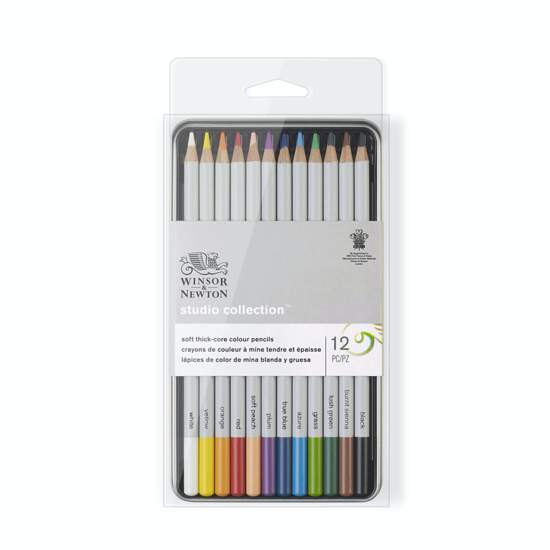 Winsor & Newton Studio Coloured Pencil Tin