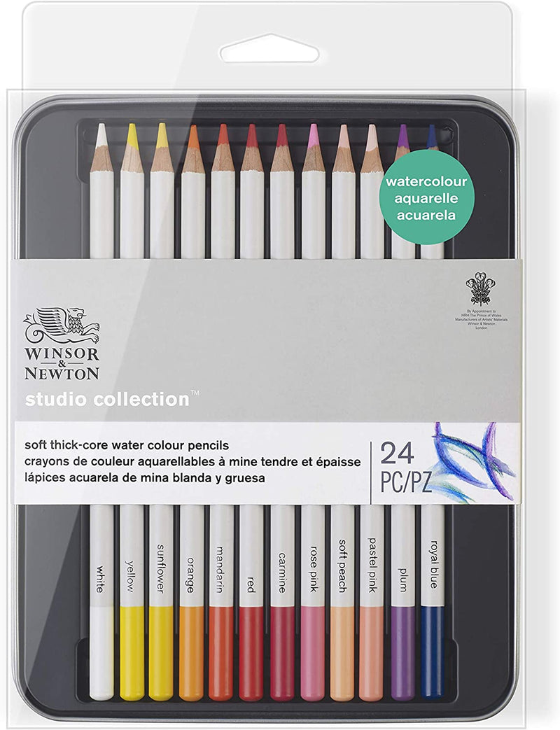 Winsor & Newton Studio Watercolour Pencil Tin