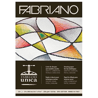 Fabriano Unica Pad 250gsm A4 White 20 Sheets