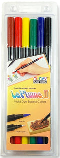 Marvy Le Plume II Dual Tip Marker Set Of 6#colour_PRIMARY