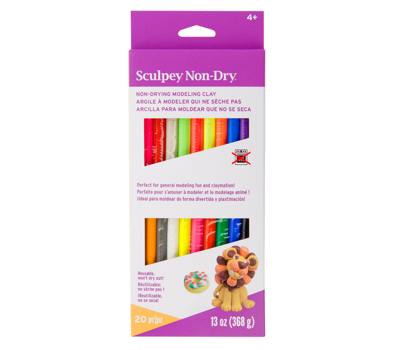 Sculpey Ez Shape Modeling Clay 20 Piece Colour Sampler