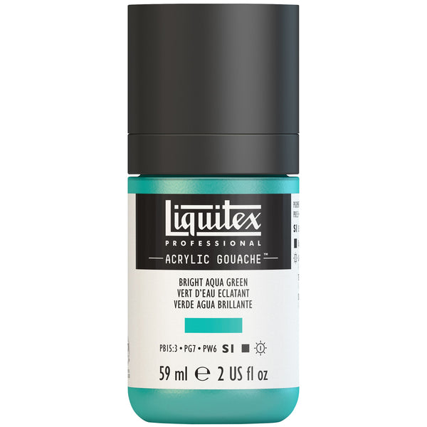 Liquitex Professional Acrylic Gouache 59ml#Colour_BRIGHT AQUA GREEN (S1)