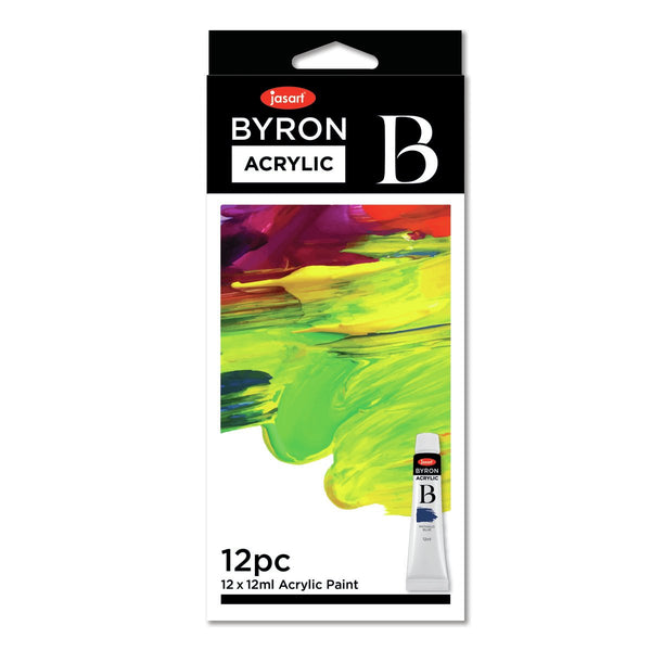 Jasart Byron Acrylic Paint 12ml Set Of 12