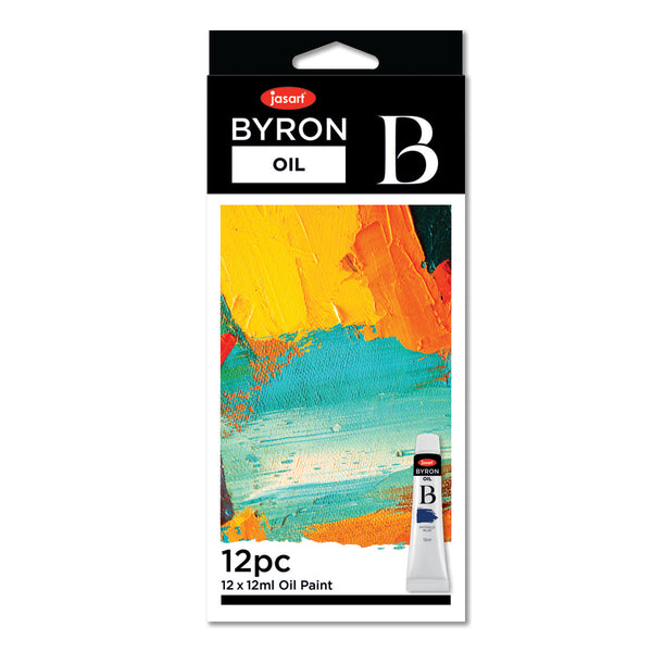 Jasart Byron Oil Paint 12ml Set Of 12