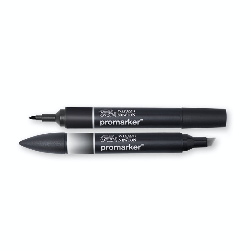 Winsor & Newton Promarker Black + Blender Set